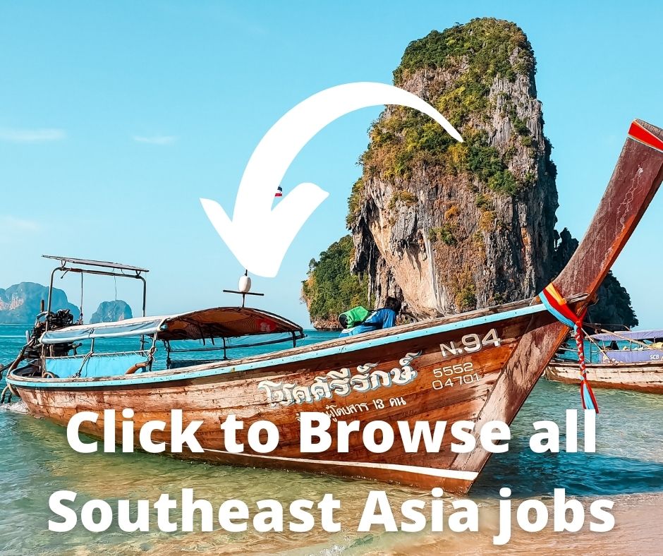 All teaching jobs in Southeast Asia